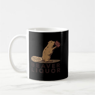Beaver Liquor Drinking  Coffee Mug