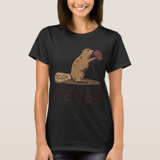 Beaver Liquor Drinking T-Shirt