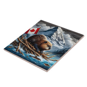 Beaver Lodge by Snowy Mountains Tile