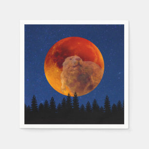 Beaver Moon in November Napkin