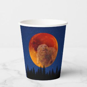Beaver Moon in November Paper Cups