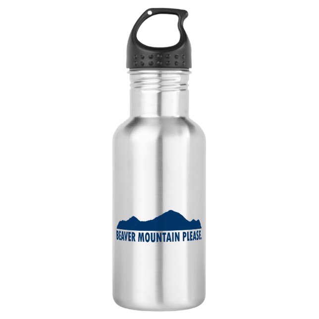 Beaver Mountain Resort Please 532 Ml Water Bottle (Front)