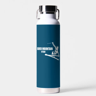 Beaver Mountain Resort Utah Skier Water Bottle