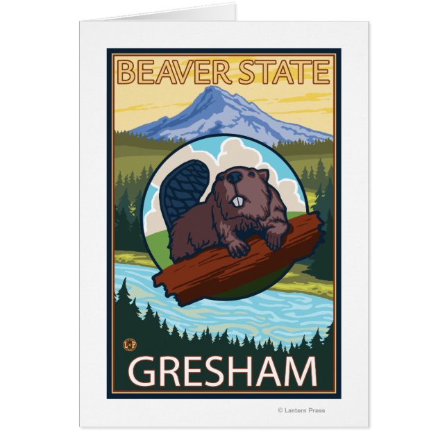Beaver & Mt. Hood - Gresham, Oregon (Front)
