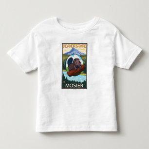 Beaver & Mt. Hood - Mosier, Oregon Toddler T-Shirt