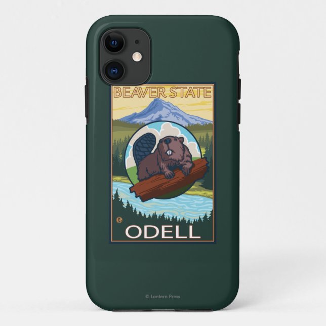Beaver & Mt. Hood - Odell, Oregon Case-Mate iPhone Case (Back)