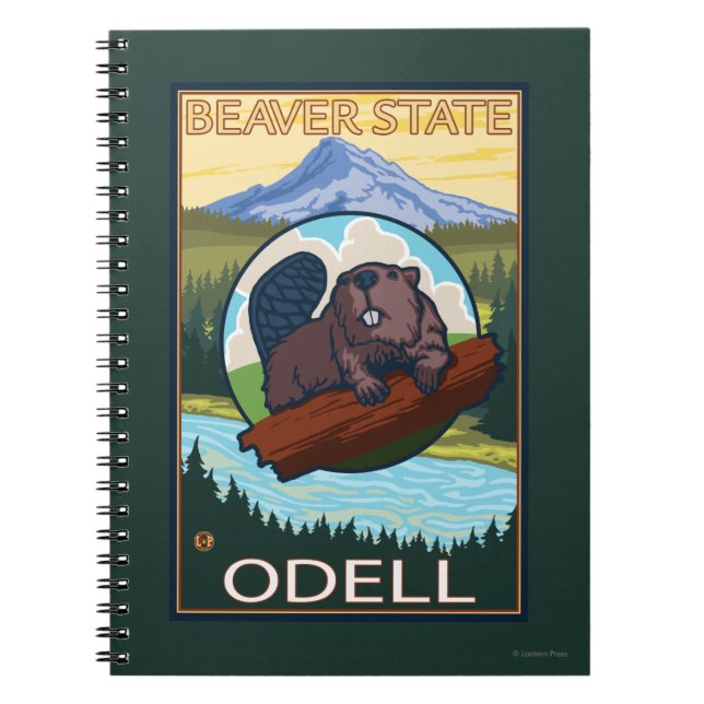 Beaver & Mt. Hood - Odell, Oregon Notebook (Front)