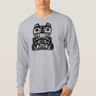 Beaver Native American Design T-Shirt