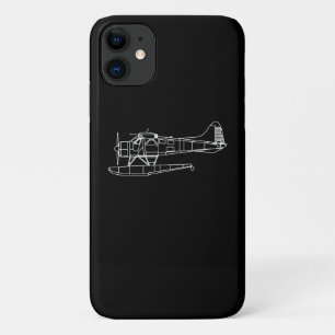 Beaver On Floats Sea Plane Piot Funny Gift iPhone 11 Case