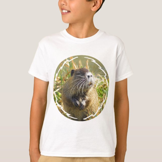 Beaver Photo Kid's T-Shirt (Front)