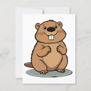 Beaver Postcard