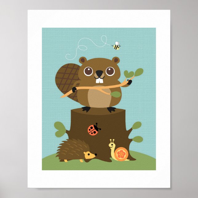 Beaver Poster Print (Front)