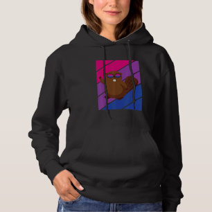 Beaver Pride Bisexual Flag LGBTQ Proud Ally Pride Hoodie