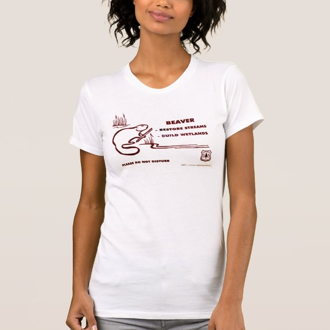 Beaver Restore Streams T-Shirt (Front)