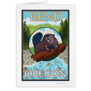 Beaver & River - Bend, Oregon