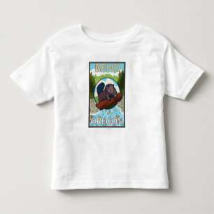 Beaver & River - Bend, Oregon Toddler T-Shirt