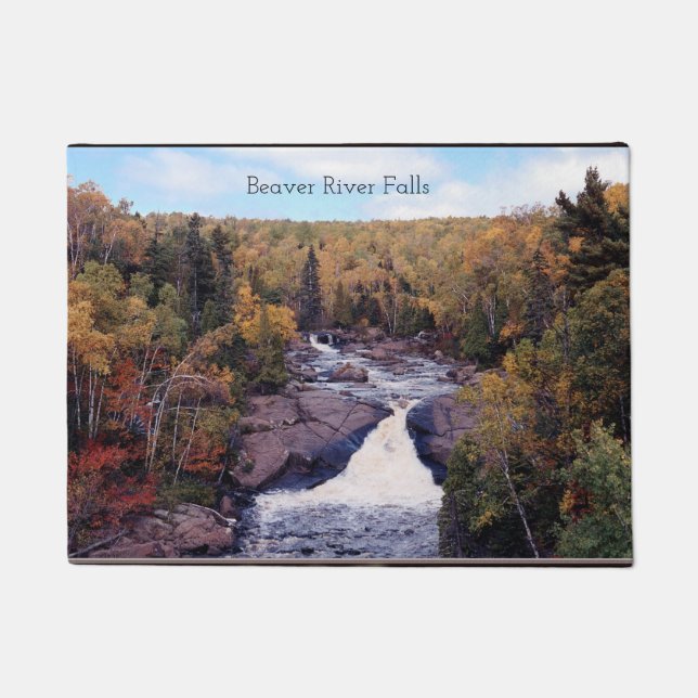 Beaver River Falls door mat (Front)