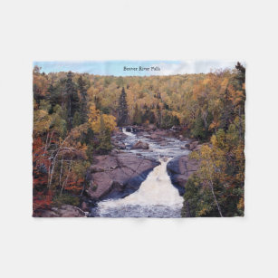 Beaver River Falls fleece blanket