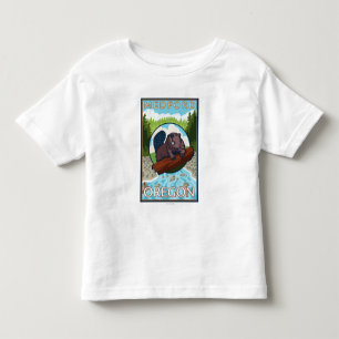 Beaver & River - Medford, Oregon Toddler T-Shirt