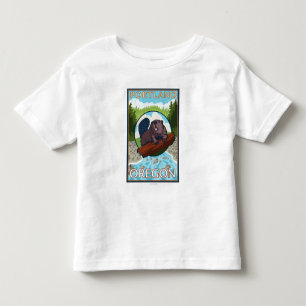 Beaver & River - Portland, Oregon Toddler T-Shirt