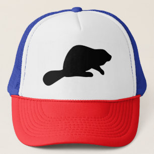 Beaver Silhouette Trucker Hat