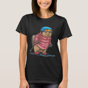 Beaver Skier Ski Winter sports T-Shirt