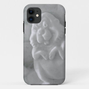 Beaver Snow Sculpture, Hotel de Glace, Quebec iPhone 11 Case