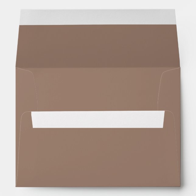 Beaver  (solid colour)  envelope (Back (Bottom))