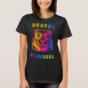 Beaver Whisperer Spirit Animal Funny Love Beavers  T-Shirt