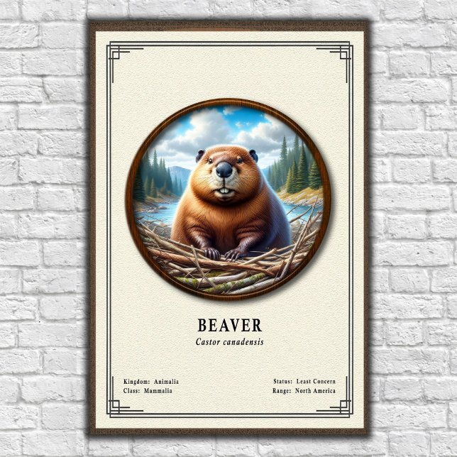 Beaver Zoology Series Poster (Creator Uploaded)