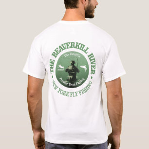 Beaverkill River (Fly Fishing) T-Shirt
