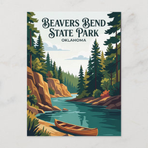 Beavers Bend State Park USA Postcard