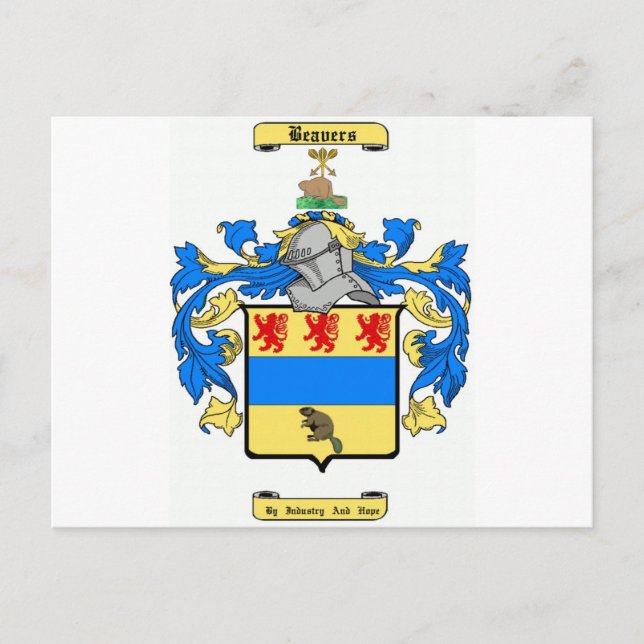 beavers postcard (Front)