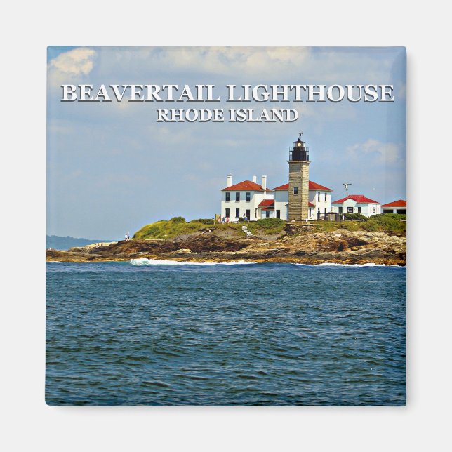 Beavertail Light, Rhode Island Magnet (Front)
