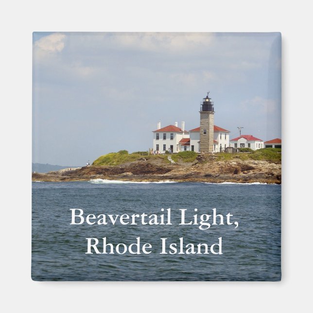 Beavertail Light, Rhode Island Magnet (Front)