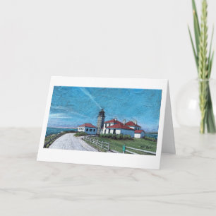 Beavertail Lighthouse in Jamestown, RI Card
