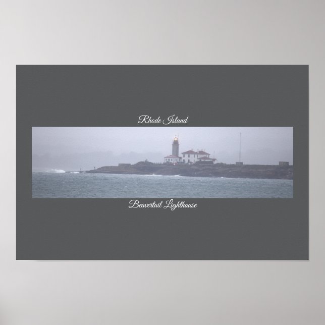 Beavertail Lighthouse Poster (Front)