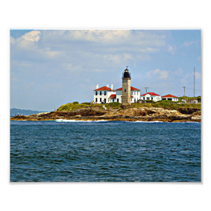 Beavertail Lighthouse, Rhode Island Photo Print