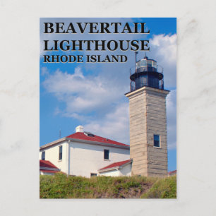 Beavertail Lighthouse, Rhode Island Postcard