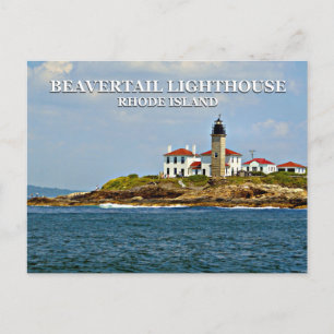 Beavertail Lighthouse, Rhode Island Postcard