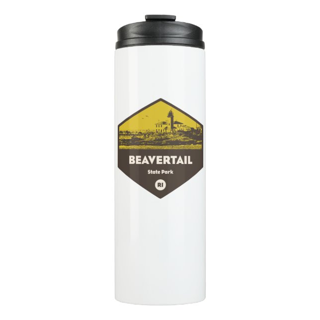 Beavertail State Park Rhode Island Thermal Tumbler (Front)