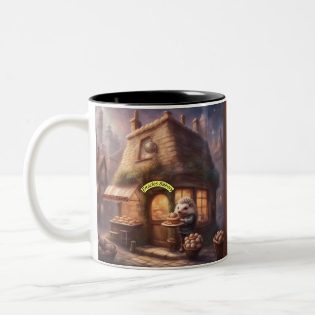 Beazies Bakery Brookstone Square web series Two-Tone Coffee Mug (Left)