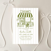 Bebe Cafe Home cafe themed Baby shower