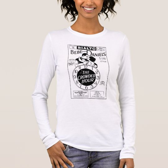 Bebe Daniels Crowded Hour 1925 Long Sleeve T-Shirt