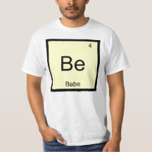 Bebe Name Chemistry Element Periodic Table