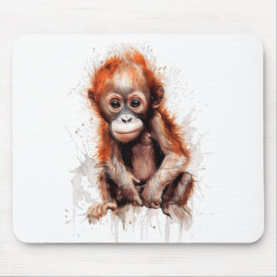 Bebé Orangután Mouse Mat