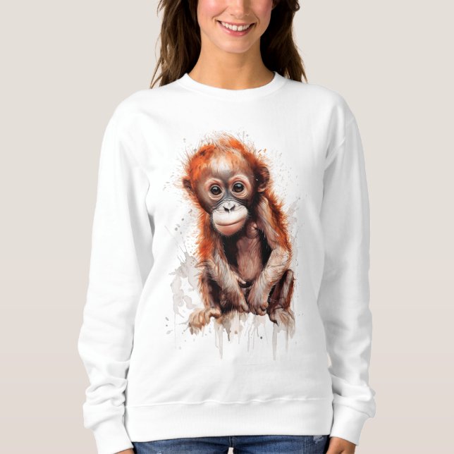 Bebé Orangután Sweatshirt (Front)