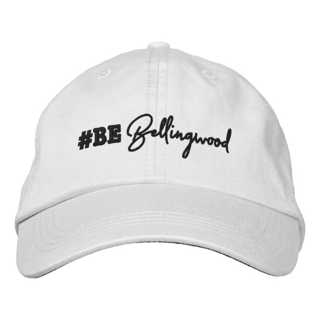#bebellingwood Black lettering Embroidered Hat  (Front)