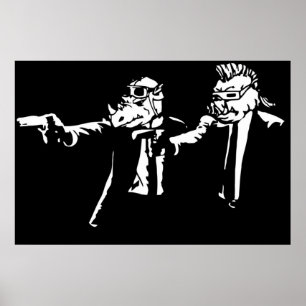 Bebop Rocksteady  Thug life  Pfiction mashup Poster