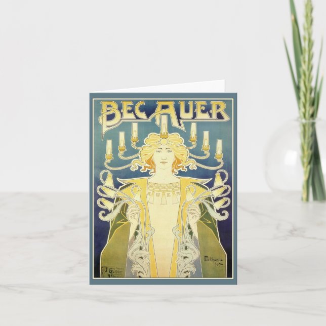 Bec Auer (Blue) Holiday Card (Front)